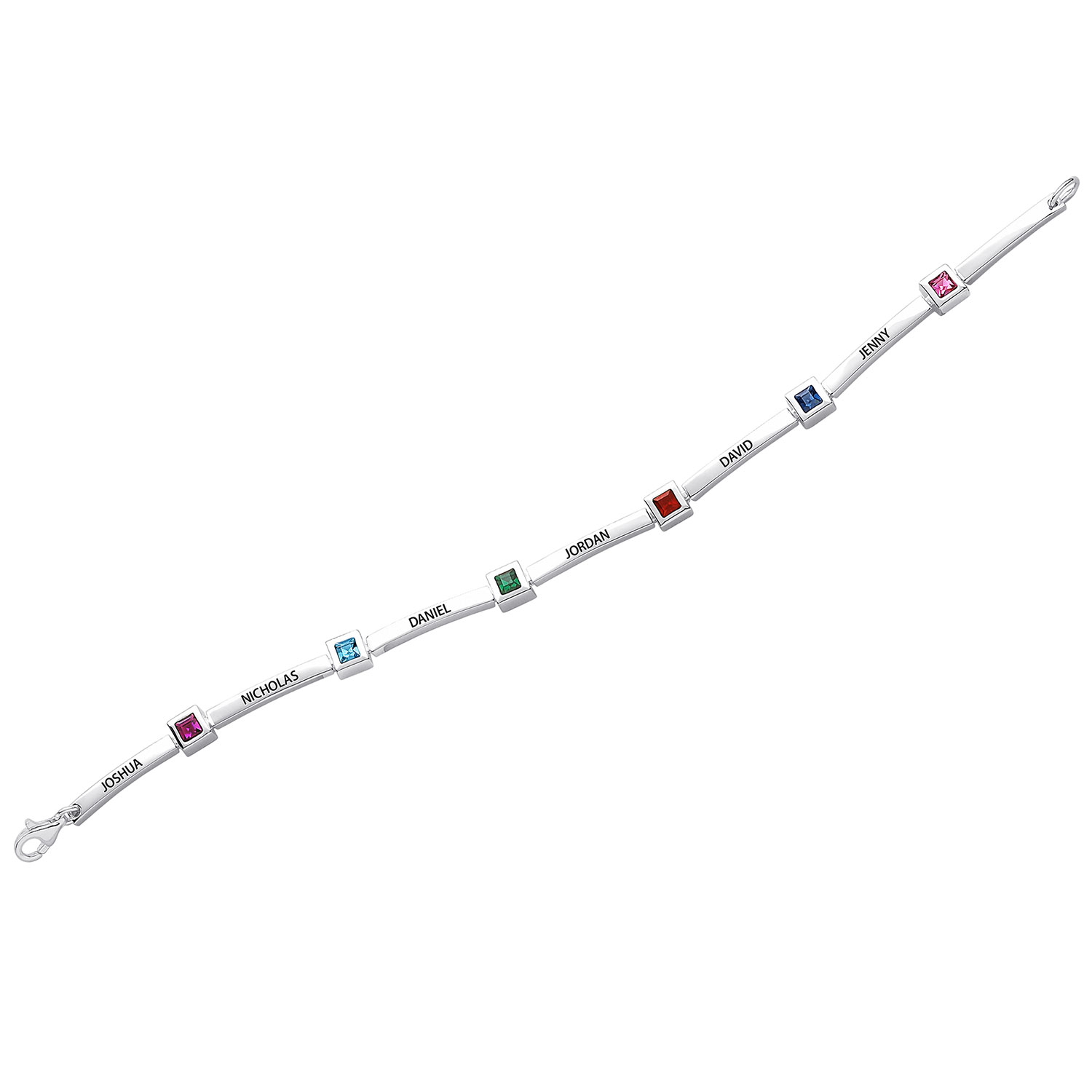 family birthstone bracelet