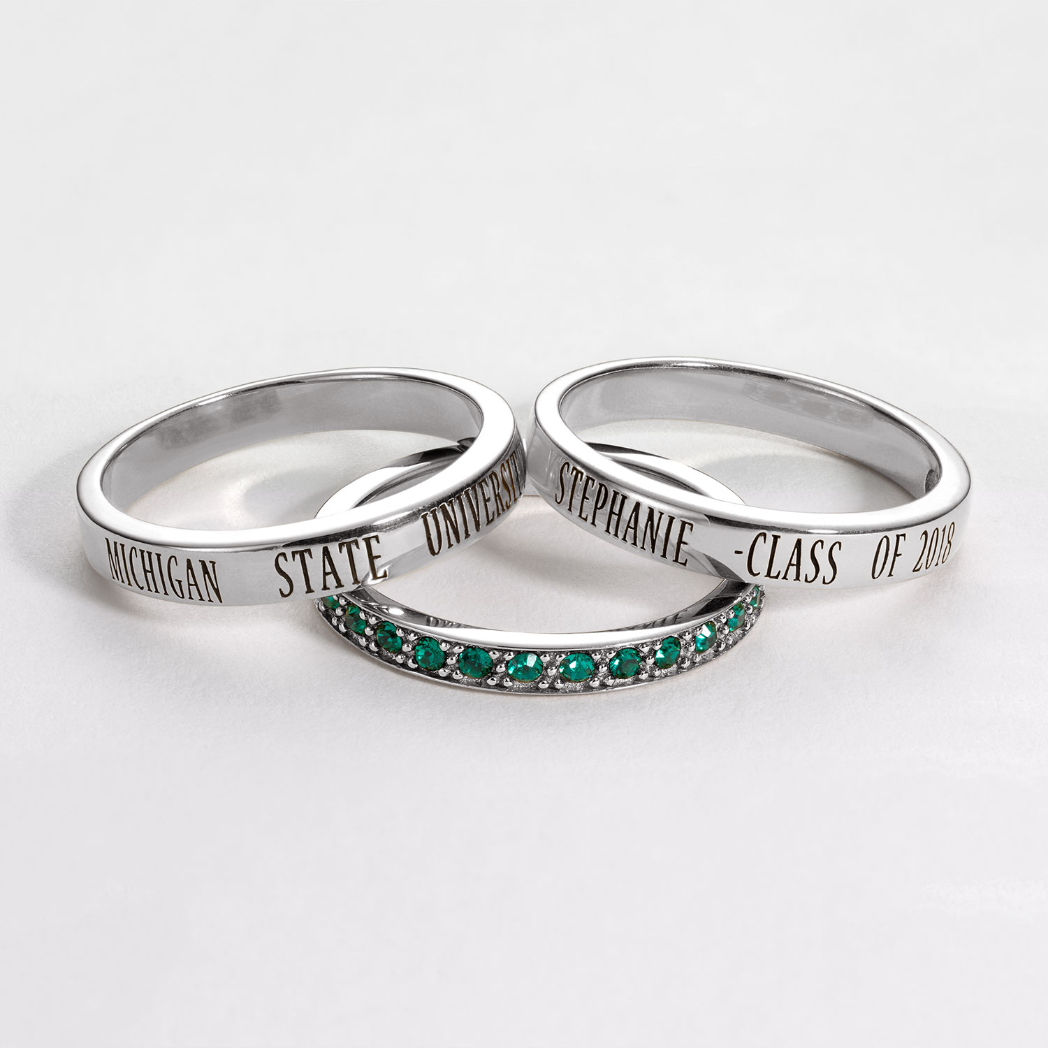 Stackable class clearance rings