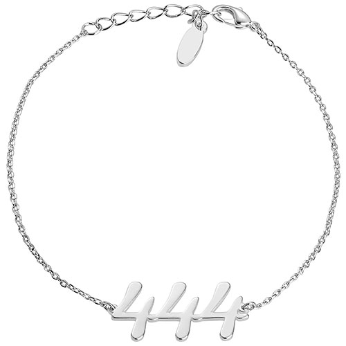 1 piece stainless steel simple and versatile shell square letter M bracelet